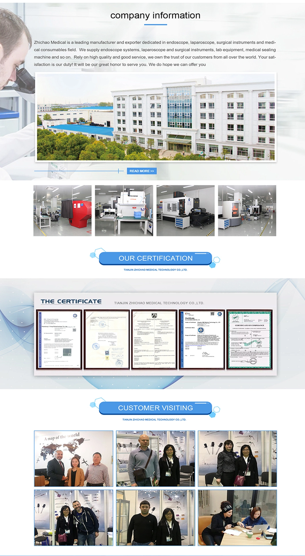 Titanium Clips Tclt400 Ligation Titaniumm Clip for Laparoscopic Surgery